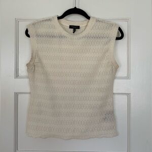 rag & bone Cream Lace Tank